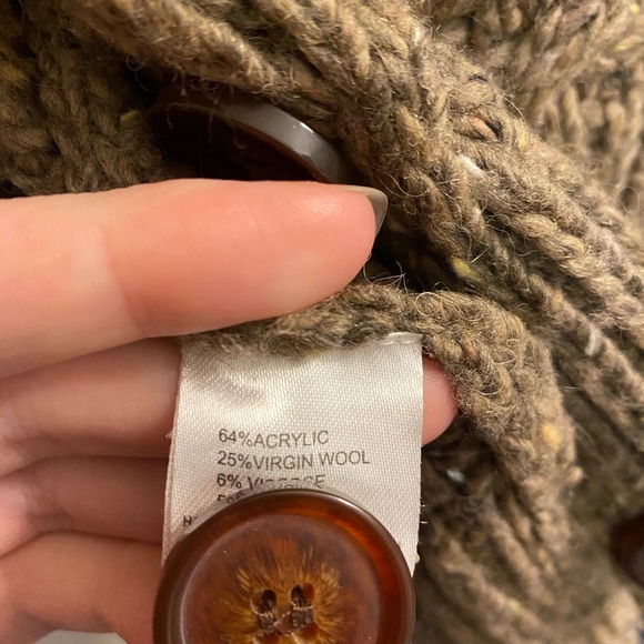 Isabella Sinclair Sweater Womens XS Cardigan Button Up Pockets Wool Alpaca Blend - Picture 5 of 7